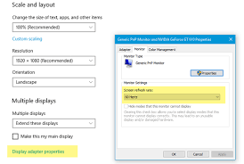 Choose an option from the multiple displays menu. External Monitor Not Detected With Windows Laptop