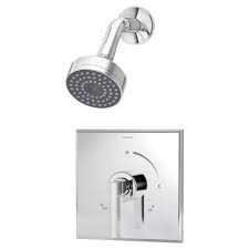 Symmons Duro 1 Handle Shower Faucet Trim Only In Chrome Valve Not Included Grey Shower Faucet Tub Shower Faucets Shower Systems