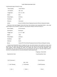 Surat pernyataan ikrar talak cerai yang bertanda tangan di bawah ini saya : Download Contoh Surat Pernyataan Ikrar Talak