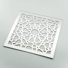 Hous mobilya dekoratif geyik kafası 40 cm cnc. Fas Geleneksel Desen Lazer Kesim Mdf Ayna Gold Pleksi Yapiskanli Duvar Panosu