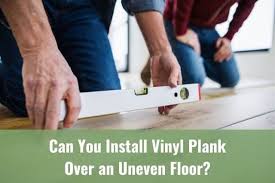 When installing base cabinets in the kitchen, vanity or laundry, the challenge is dealing with unlevel floors. Can You Should You Install Vinyl Plank Over An Uneven Floor Ready To Diy