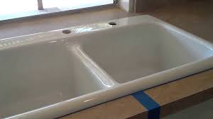 how to install an acrylic sink youtube
