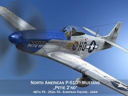 North American P 51d Mustang Petie 2nd 3d Model Mustang North American 3d Model