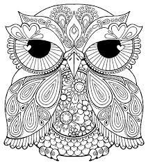 Owl Coloring Pages For Teens Cute To Print Best Friend Cool Graffiti Approachingtheelephant