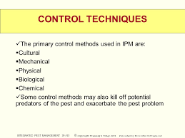 Uses cultural, biological, physical, and mechanical methods in site specific combiations. Integrated Pest Management Customized Environmental Ppt Download