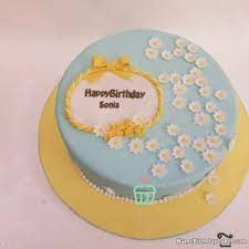 Happy Birthday Sonia Cakes Cards Wishes Torte