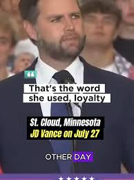 Senator JD Vance responded to Kamala Harris questioning his loyalty at...