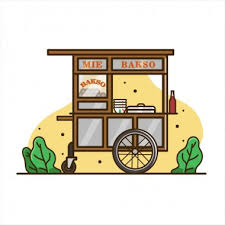 Tanpa menunggu lama, saya makan satu bakso dan. Indonesian Street Food Free Vector Eps Cdr Ai Svg Vector Illustration Graphic Art