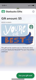 Use our mobile app to order ahead and pay at participating locations or to track the stars and rewards you've earned—whether you've paid with cash, credit card or starbucks card. How To Send A Starbucks Gift Card Through Messages The Mac Observer