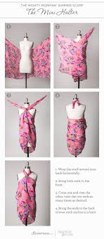 Different Ways To Wear A Scarf In The Summer Pin On The Style Canvas
