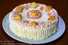 Torta Antipasto Con Mousse Salate Ricetta Tradizionale E Bimby Il Mondo Di Rosalba Idee Alimentari Antipasti Ricette