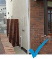 Gas meter box outside house. Meter Location Guidelines Gas Networks Ireland