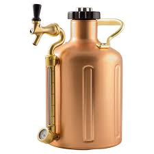 The ukeg by growlerwerks is the world's most innovative craft beverage container. Growlerwerks Pressurized Stainless Steel Copper Growler With Faucet 128 Oz