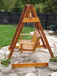 A Frame Porch Swing Plans Free Outdoor Wood Projects Porch Swing Frame Diy Outdoor Wood Projects