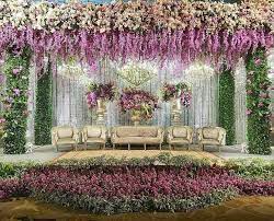 1 765 Likes 59 Comments Inspirasi Seputar Pernikahan Pernikahanimpianku On Instagram Wedding Hall Decorations Wedding Decorations Wedding Backdrop Design