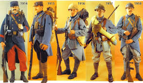 Evolution Of French Army Uniforms Of World War I Evolution Des Uniformes De L Armee Francaise De La Premiere Guerre Mondiale World War French Army War