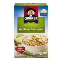 1 packet (34g) nutrition facts. Quaker Instant Oatmeal Apple Cinnamon 10pk 15 1oz Box Garden Grocer