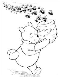 Pu Der Bar 072in Trickfilmfiguren Gratis Malvorlagen Winnie Pooh Bilder Winnie Puuh Honig Disney Malvorlagen
