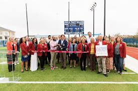 Yesterday, we cut the ribbon at The John and Tracy Sellers Sports Complex!  The outdoor sports complex is an expansion of Cook Children's Orthopedics  and Sports Medicine Walsh Ranch, which was designed