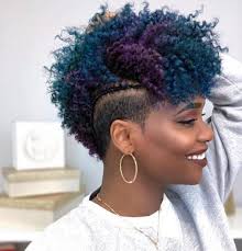 Burgundy highlights can be a beautiful option for black women who want to jazz up their curls. 31 Bold Shaved Hairstyles For Black Women Hairstylecamp