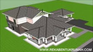 Rekabentukrumah.com imej idaman abadi ini dipetik dari. Pelan Rumah E2 02 Pelan Rumah Banglo 2 Tingkat 5 Bilik 4 Bilik Air Youtube