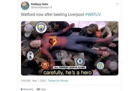 Padahal sebelum ini liverpool tak terkalahkan di 68 pertandingan beruntun. Dibantai Watford 0 3 Dan Gagal Invincible 10 Meme Liverpool Ini Bikin Geli Hitekno Com