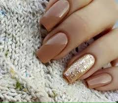 Cute Light Brown Nails Nail Art Designs 2016 Nails Fashion Nails