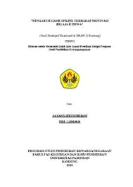 Proposal penelitian kualitatif pengaruh game online. Skripsi Pengaruh Game Online Terhadap Motivasi Belajar Siswa Pdf Kumpulan Berbagai Skripsi