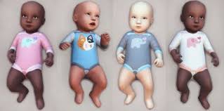 Skull baby onesie · 4. Pin On Sims Cc