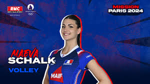Maeva Schalk, Volleyball aux Jeux Olympiques de Paris 2024 avec RMC Sport