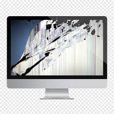 Computer repair los angeles handles computer screen replacement. Broken Screen Cracked Screen Desktop Iphone Computer Monitors Imac Monitor Television Display Advertising Computer Png Pngwing