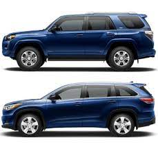 Toyota 4runner is an inevitable comparison. 2015 Toyota 4runner Vs 2015 Toyota Highlander Toyota Of Naperville