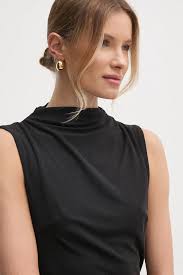 Šaty Guess, barva černá