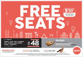 Lots of great deals for your upcoming traveling adventures, such airasia is offering up to 5 million promo seats in conjunction with their latest free seats promotion for travel between march 1 to november 21 next. Airasia Free Seats 5 Million Promotional Seats Up For Grabs Airasia Newsroom