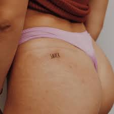 Mostly these bum tattoos are favored by females. Snack Lettering Tattoo On The Butt Cheek
