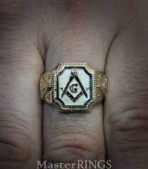 Big Masonic Signet Ring Men Masonic Ring All Seeing Eye Etsy In 2021 Signet Ring Men Masonic Gifts Signet Ring