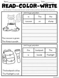 Camping Themed Worksheets Freebie Phonics Reading Reading Comprehension Worksheets Camping Theme Classroom