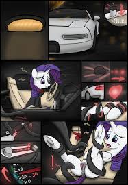 Raritys Car Porn comic, Rule 34 comic, Cartoon porn comic - GOLDENCOMICS