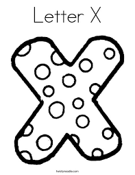 Choose a letter x coloring page. Letter X Coloring Page Twisty Noodle