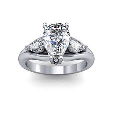 A 1.5 diamond ring costs from 5,000$ to 40,000$ per carat. 1 5ct Pear Cut Natural Diamond 3 Stone W Pear Sides Natural Diamond Engagement Ring Gia Certified Diamond Mansion