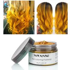 It's a temporary version (it washes out in one wash!) of a stylist favorite that applies just like dry shampoo. Hair Coloring Wax Wash Out Hair Color Temporary Hairstyle Cream 4 23 Oz Hair Pomades Natural Ash Matte Hairstyle Wax For Men And Women Gold Buy Online In Angola At Angola Desertcart Com Productid
