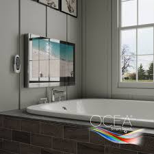 Fully functioning alexa controlled smart bath. Ocea Smart Bathroom Tv Tv In Bathroom Bathroom Televisions Bathroom Styling