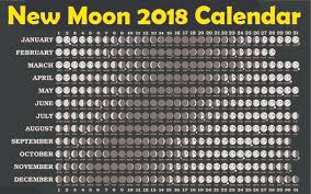 december 2018 calendar moon phases