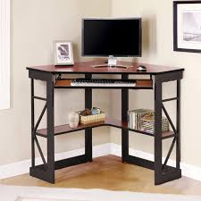 Your price for this item is $ 391.99. Vecelo Corner Desk With Keyboard Tray And Storage Shelves Corner Computer Workstation Desk Pc Writing Study Table With Storage Brown 90 Degrees Walmart Com Walmart Com