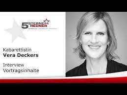 Vera maude decker, 62, wife of james t. Vera Deckers Kabarettistin Speakerin Coach