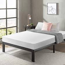 Best Price Mattress 8 Inch Memory Foam Mattress And Model E Heavy Duty Steel Slat Platform Bed Frame Set Kin Bed Frame Sets Bed Frame Sizes Metal Platform Bed