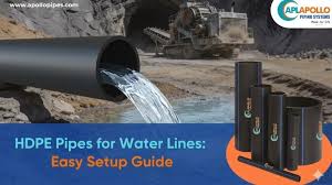 HDPE Pipes for Water Lines: Easy Setup Guide