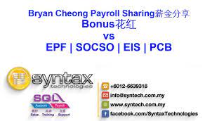 Pcb calculator, payroll epf, socso, eis and tax calculator. Bryan Cheong Payroll Syntax Technologies Sdn Bhd Facebook