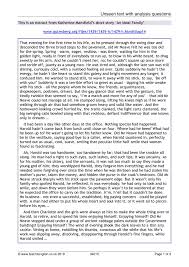 Reading comprehension passages and questions for fifth graders. Ks3 Prose Short Stories Teachit English