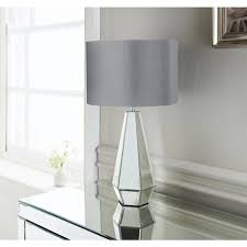 Cara Faceted Mirror Table Lamp Add Some Style To Your Home With This Incredible Lamp That Features A Faceted Mirro Mirror Table Lamp Table Lamp Faceted Mirror